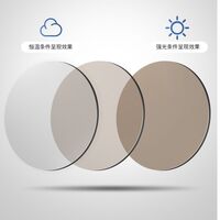 Очки пластиковые TR90 фотохромные с защитой от синего света 9723-GT