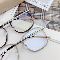 Hybrid frame, metal + TR90, with Blue Block coating SANTA 00103