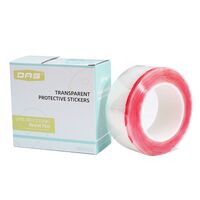 Липкий сегмент (липучки, слиперы, противоскользящие накладки для блокировки оптических линз) для линз, с красным краем, 1000 штук