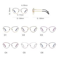 Metal Blue Blocker frames for glasses MORE FCS3085