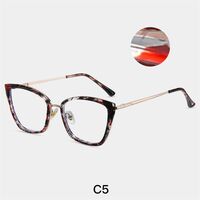 Combined frame (metal + TR90) or glasses with blue light protection, with spring hinges FA87257