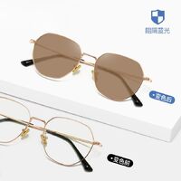 Photochromic glasses with blue light and UV protection 2897-GT