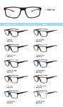 TR90 plastic eyeglasses frame for men FE07-16