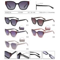 Polarized TR90+CP plastic sunglasses with spring hinges Rianova R7050