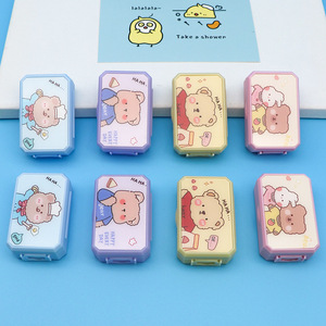 Mini set for a soft contact lens (Kits for contact lenses) A-11-CartoonBear