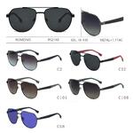 Солнцезащитные поляризационные металлические мужские очки Romonis PS2148-R