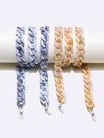 Acrylic chain multi-color, with 2-piece set, for glasses and masks GM007