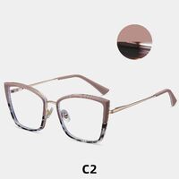 Combined frame (metal + TR90) or glasses with blue light protection, with spring hinges FA87258