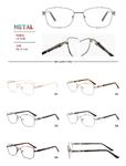 Metal frames for glasses with spring hinges Big City LF1608