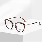 Оправа комбинированная (металл + TR90) с линзами Blue Ray Cut и флексами MAMO S11855