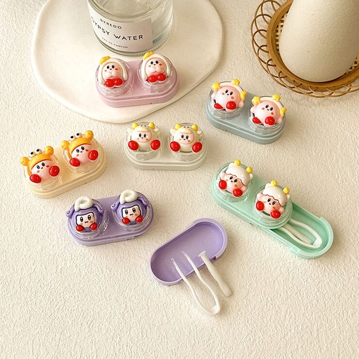 Mini soft contact lens kit retractable W-CT30红脚脚