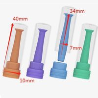 Silicone suction cup for removing hard and soft contact lenses J052, size: 0.7 * 3.4 cm