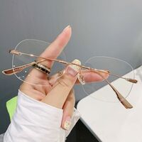 Металлические очки с защитой от синего света Blue Block FENQI F6215