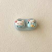 Mini soft contact lens kit retractable W-CT46白猫