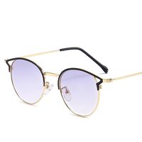 Metal sunglasses with UV400 protection 9728-2-GT