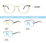 Acetate plastic frames for kids, with spring hinges WK1061