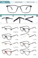 Plastic TR90 frame for men with spring hinges SY2202-DA