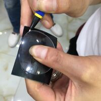 Polarized plastic lenses, 55*70 mm, gray / green / brown / yellow (price per pair!) F=400mm, 600mm