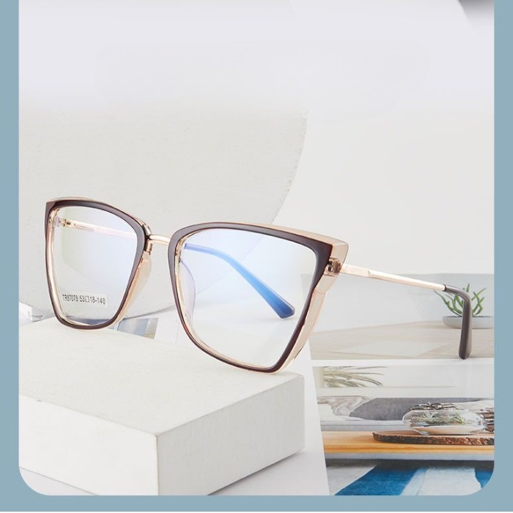 TR90 plastic frame or glasses with blue light protection, with spring hinges FA87078