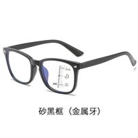 Photochromic plastic glasses for reading multi-focus, with protection Blue Cut and flex hinges, diopters from +1.00 to +4.00, KY8082变色多焦点