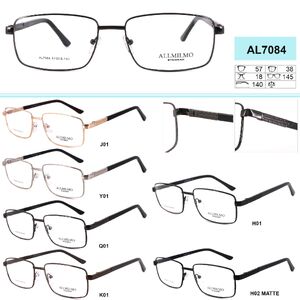 Metal eyeglass frame, material steel Allmilmo AL7084