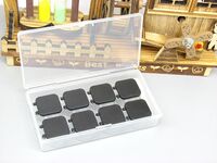 Soft contact lens kit with 4 containers XF144按压四副装