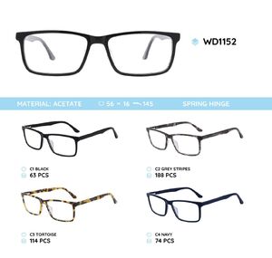 Plastic frames for glasses acetate material WD1152
