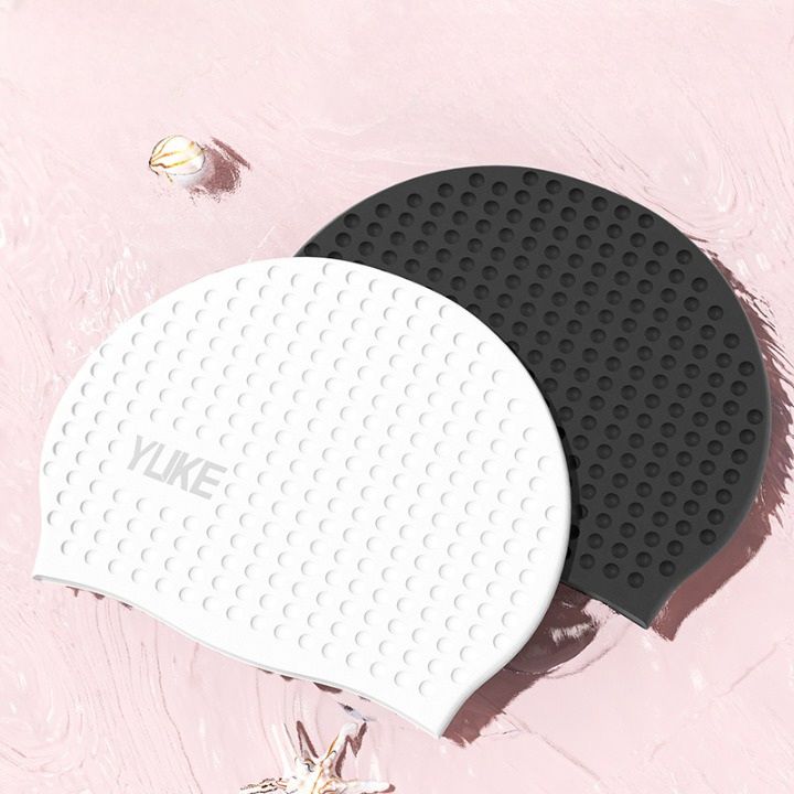 Silicone waterproof swimming cap for adults SC900-YU