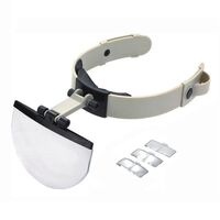 Binocular magnifier, magnifying glass with head mount 81003-A-XX, magnification: 2X, 3,8X, 4,5X, 5,5X