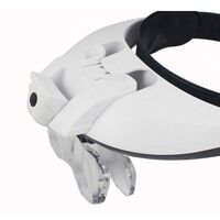 Binocular magnifier with backlight, magnifying glass with head mount 81001-G-XX, magnification: 1X, 1,5X, 2X, 2,5X, 3,5X