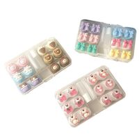 Набор для мягких контактных линз + 6 контейнеров для хранения B-DIY8款六副装