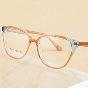 TR90 plastic frame or glasses with blue light protection, with spring hinges FA87197