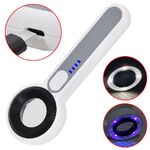 Лупа с универсальной подсветкой, увеличительное стекло с ручкой 3008C-XX, диаметр 30 мм, увеличение: 60X