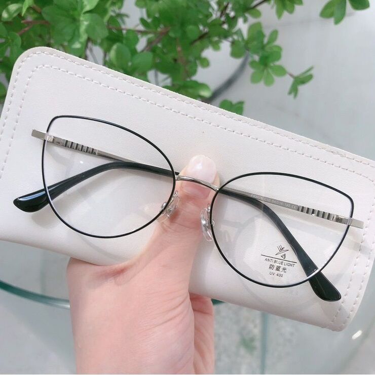 Combined frame (metal + TR90) with Blue Ray Cut protection lenses MAMO F93076