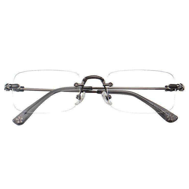 Rimless metal frames with Blue Ray Cut lenses MAMO H5609