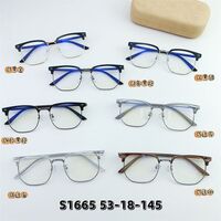 Hybrid frame, metal + TR90, with Blue Block protection SANTA S1665