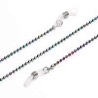 Metal multicolored non-slip chain, for glasses and masks GL1042