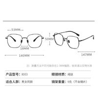 Оправа металлическая из чистого титана SANTA 纯钛8003