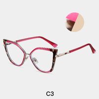 Combined frame (metal + TR90) or glasses with blue light protection, with spring hinges FA87315