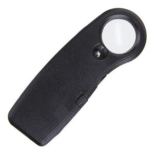 Portable pocket magnifier with backlight 21012, diameter: 22 mm, magnification: 40X