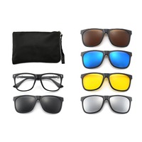 El Dorado frames with polarized sunshades set (clip-on) on magnet 2321 (5 pieces) 