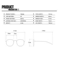Очки комбинированные (металл + TR90) с защитой от синего света TR5046-PN