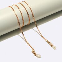 Gold-colored metal non-slip chain, for glasses and masks GL1644