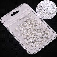 Набор страз с плоским дном для украшения оправ и очков, 39 цветов, PD0006