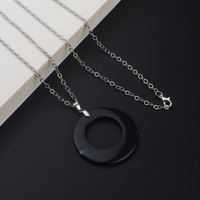 Металлическая нескользящая цепочка серебряного цвета, с акриловой подвеской, для очков и масок GL933