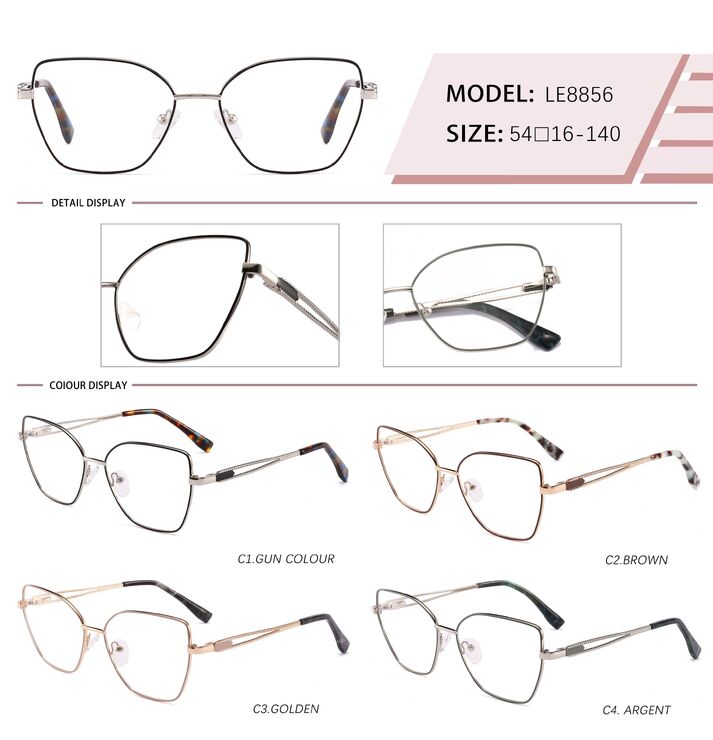 Оправа металлическая с флексом LE8856-DA