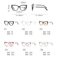 Plastic TR90 frames for glasses for women with UV and Blue Ray Cut protection FOCUS FCS2259