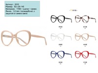 Plastic frames for glasses TR90+CA material (flex hinges) FOCUS FCS2013