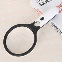Magnifier with universal backlight, magnifying glass with handle 70120-XX, diameter 120 mm, magnification: 4Х, 30Х