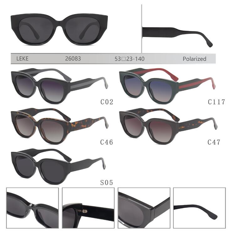 Polarized plastic sunglasses for women Leke LK26083